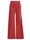 Alberto Biani High-waisted Casual Pants In Fuchsia