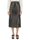 Alexander Mcqueen Alexander Mc Queen Midi Skirt In Black