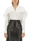 ALEXANDER MCQUEEN ALEXANDER MCQUEEN SHIRT WITH DRAPE