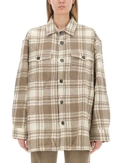 Ami Alexandre Mattiussi Oversize Shirt In Multicolour