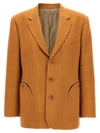 Blazé Milano Blaze Milano Santana Peanut Nana Single Breasted Jacket In Brown