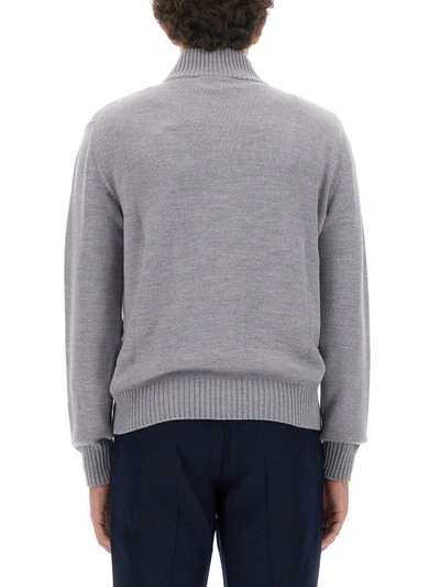 Ballantyne Wool Sweater In Grey