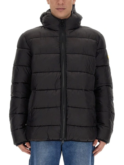 Barbour Bobber Quilted Padded Jacket In Black