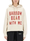 Barrow Sweatshirt With Logo In White