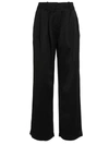 Co Pants With Front Pleats In Black