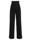 Capasa Milano Check Wide Pants In Black