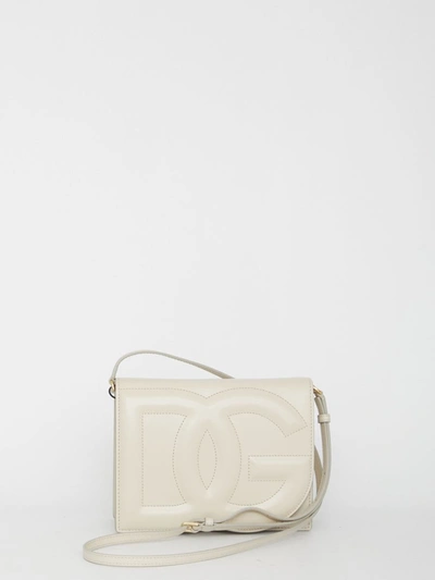 Dolce & Gabbana Dg Logo Bag In Ivory