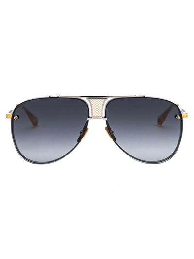 Dita Sunglasses In Black Palladium-18k Gold