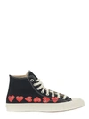 Comme Des Garçons Play X Converse Comme Des Garcons Play Converse Sneakers Black In Black