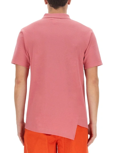Comme Des Garçons Polo Comme Des Garcons Shirt X Lacoste In Pink