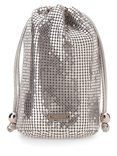 Cult Gaia Bucket Bag In Silver