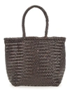 Dragon Diffusion Small  Basket Bag In Brown