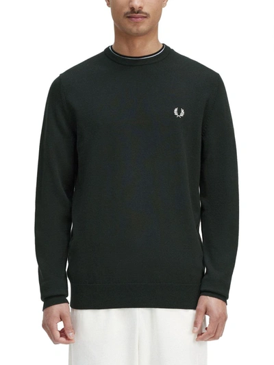 Fred Perry Jersey With Logo In Green