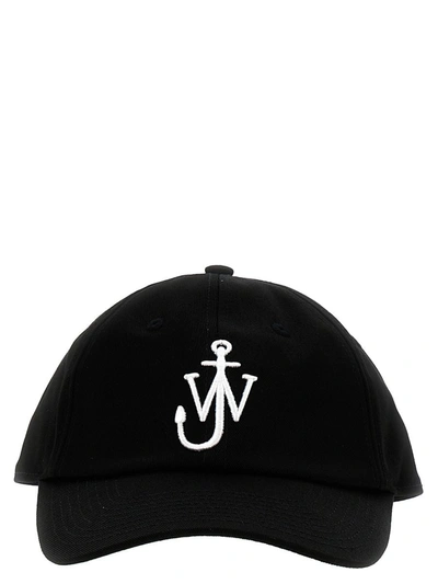 Jw Anderson Logo Cap Hats Black
