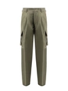 Gucci Gg Canvas-trimmed Cotton Cargo Pants In Green