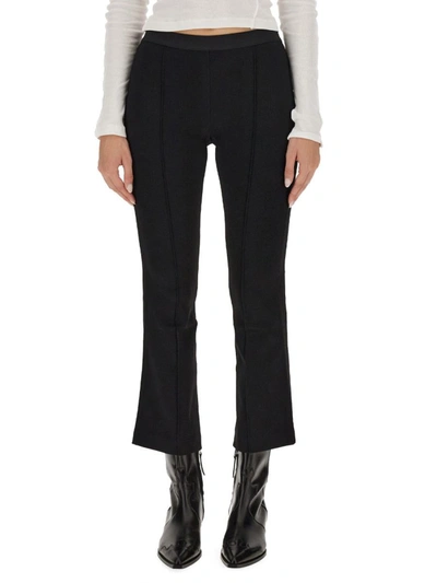 Helmut Lang Cropped Fit Pants In Black