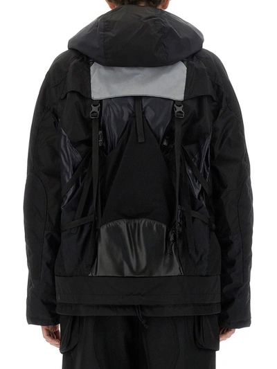 Junya Watanabe Jacket With Contrasting Inserts In Black