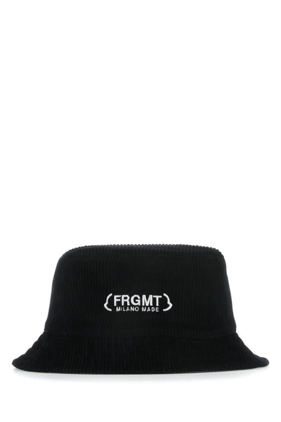 Moncler Genius 7 Moncler Frgmt Hiroshi Fujiwara Reversible Cotton-corduroy And Shell Bucket Hat In Black