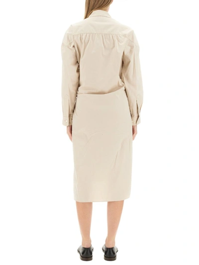LEMAIRE LEMAIRE TWISTED CLASSIC COLLAR DRESS