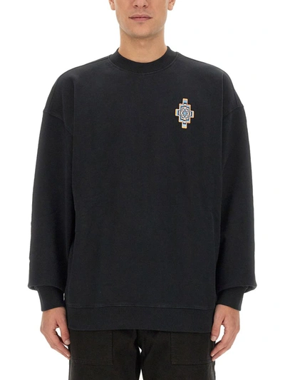 Marcelo Burlon County Of Milan Logo Classic Sweatshirt In Black