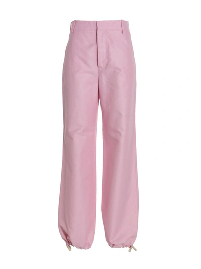 MARNI MARNI LOGO EMBROIDERY PANTS