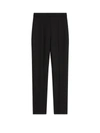 Sportmax Viscose And Linen Twill Flared Pants In Black
