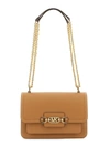 Michael Michael Kors Extra-small "heather" Shoulder Bag In Beige