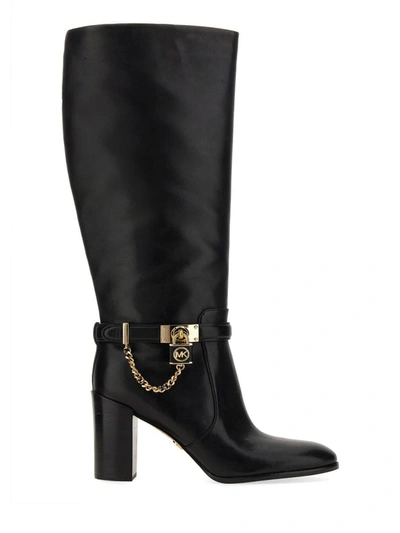 Michael Michael Kors Hamilton Boot In Black