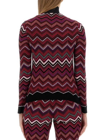 Missoni Chevron Knit In Multicolour