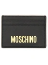 MOSCHINO MOSCHINO CARD HOLDER WITH LOGO