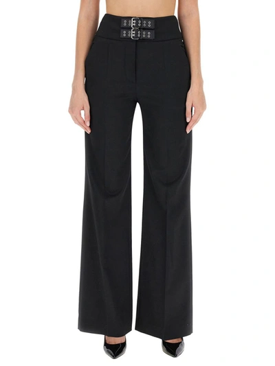 Moschino Jeans Pants With Straps In Black