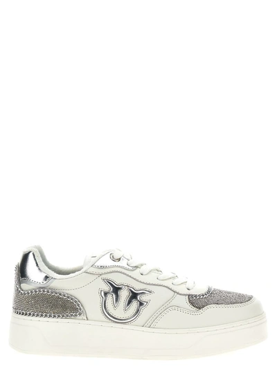 Pinko Portland Trainers In Silver