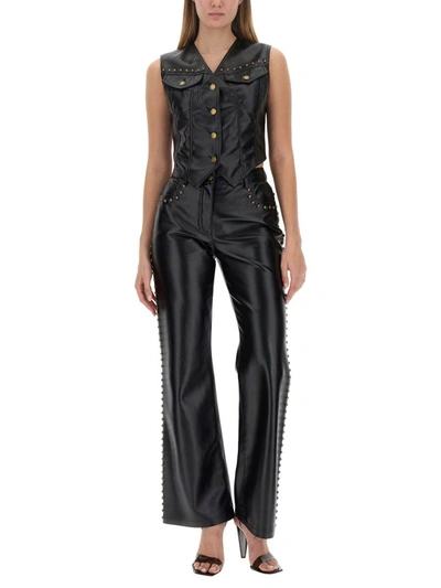 Moschino Jeans Vest With Buttons In Black