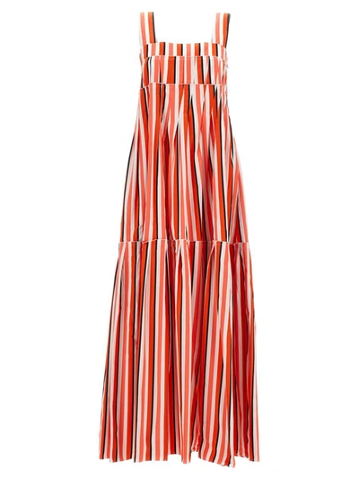 Plan C Striped Dress In Multicolor