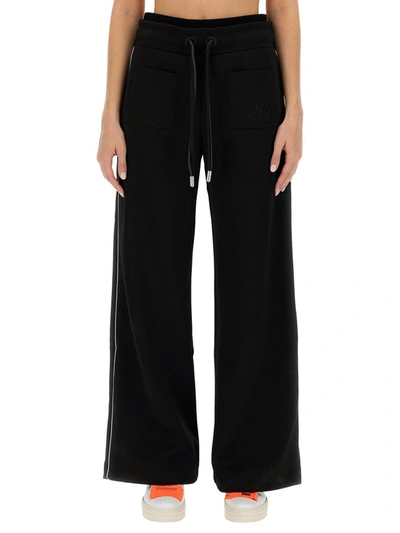 Off-white Loose Fit Pants In Black