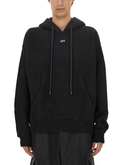 Off-white Sweatshirt With Print In Black