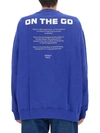 Off-white Sweatshirt With Venus Print In Blue