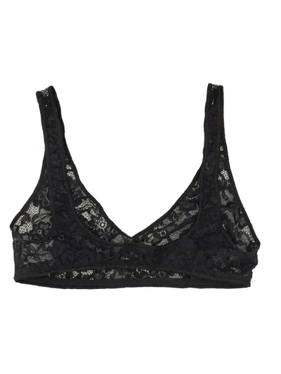Oseree Oséree Lace Top In Black