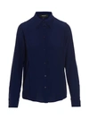 Rochas Classic Shirt In Blue