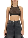 PALM ANGELS PALM ANGELS LACE AMERICA TOP