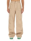 Palm Angels Men's Parachute Pants | Size 48 | Pmcf025 In Multicolour