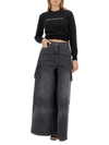 Palm Angels Sunsets-embroidered Merino-blend Jumper In Black