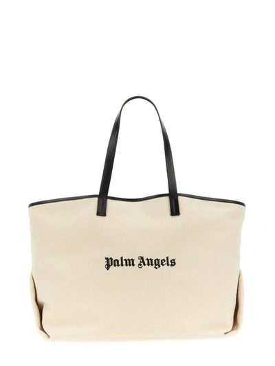 Palm Angels Tote Bag With Logo In Multicolour