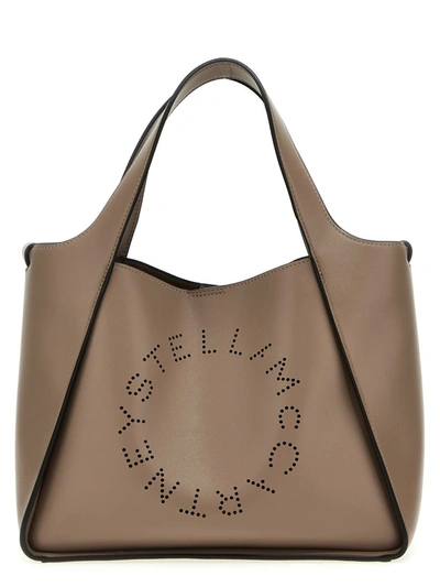 Stella Mccartney Shopping 'logo Stella' In Beige