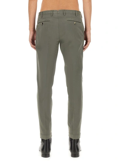 Pt Torino Slim Fit Trousers In Green