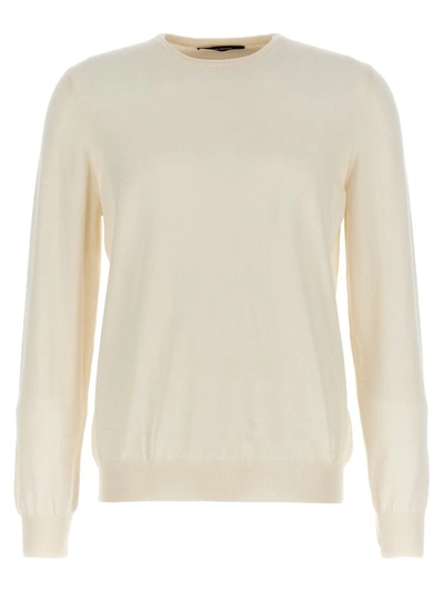 Tagliatore Merino Jumper In White