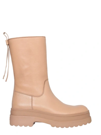 Red Valentino Lye (red) Boots In Nude