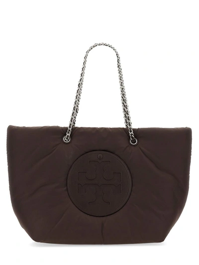 Tory Burch Ella Shopper Bag In Brown