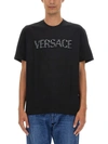 VERSACE VERSACE CROCODILE LOGO T-SHIRT