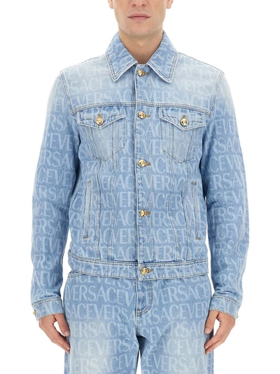 VERSACE VERSACE DENIM BLOUSON